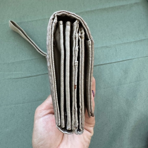 Kipling Metallic Gold Wristlet Wallet - Picture 12 of 15